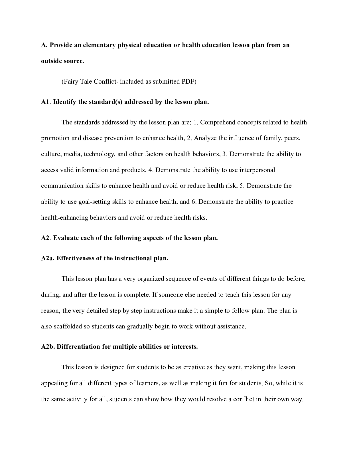 Preview of C367 Task 1.docx (1)  A. Provide an elementary physical education or health education less
